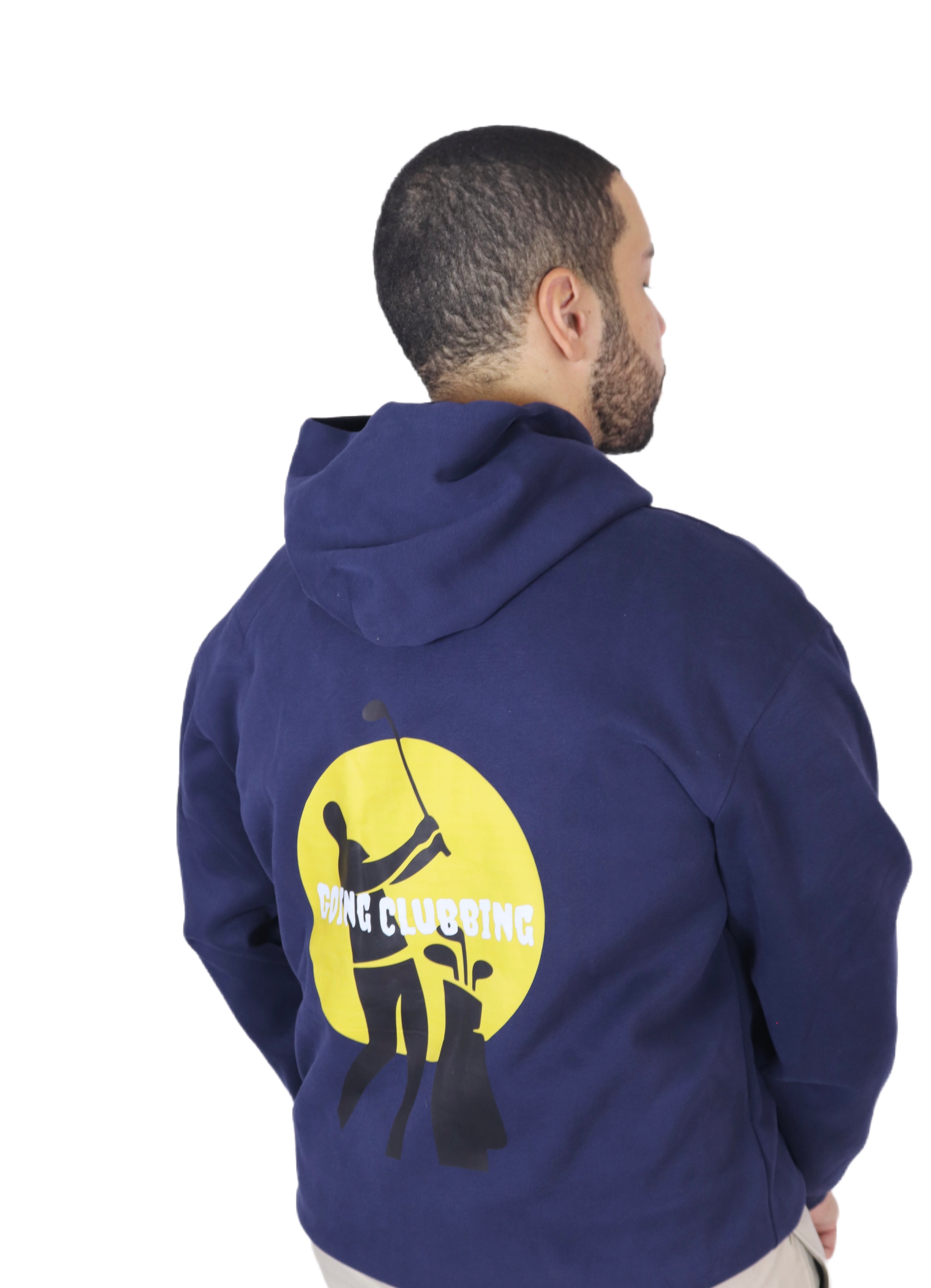 Going Clubbing Golf Blue Ultrasoft Hoodie (Unisex)